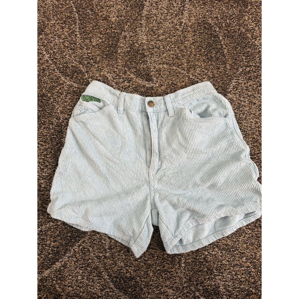 Empyre Shorts Women Medium Gray Laurel Corduroy Carpenters Skate High Waisted